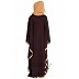Kaftan abaya in dual color- Brown-Sand Kaftan abaya in dual color- Brown-Sand
